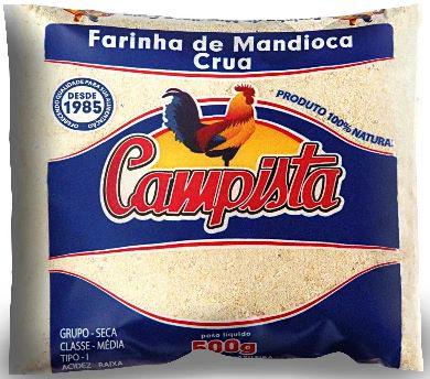 FARINHA CRUA 500G CAMPISTA