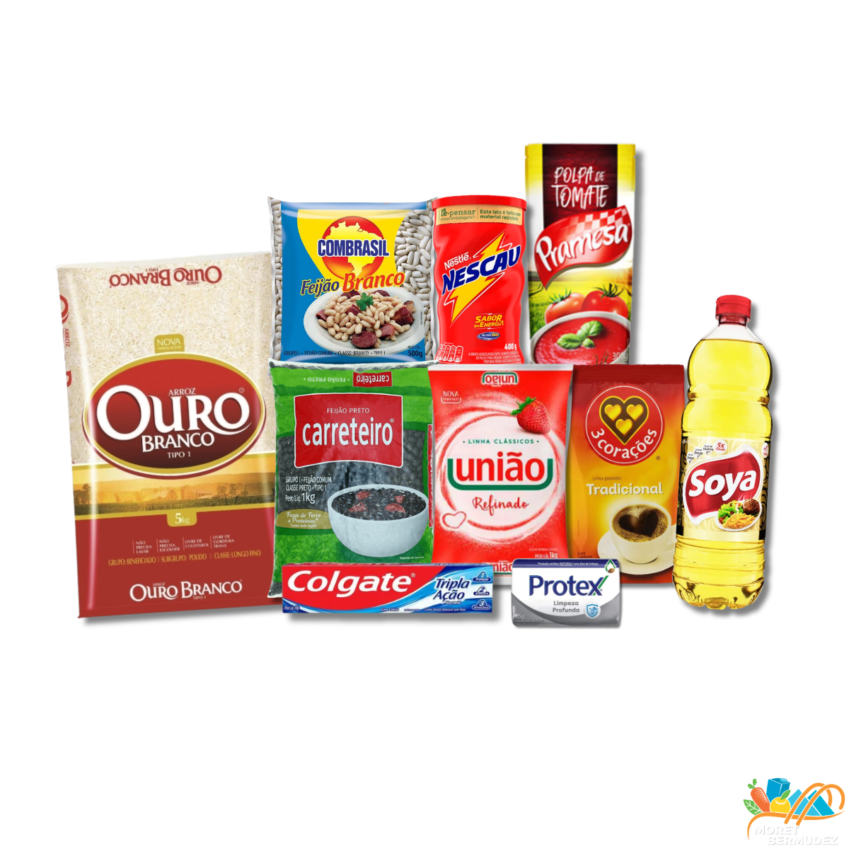 Cesta básica com produtos de qualidade